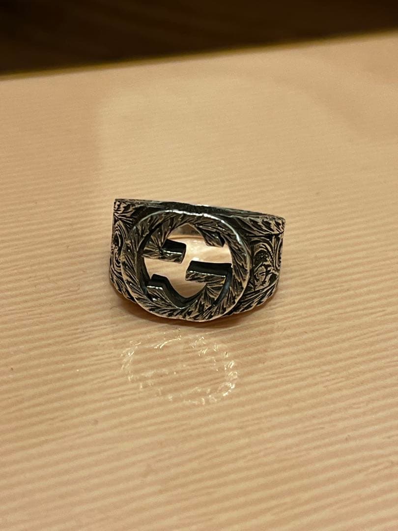 GUCCI グッチ インターロッキンGリング　サイズ15