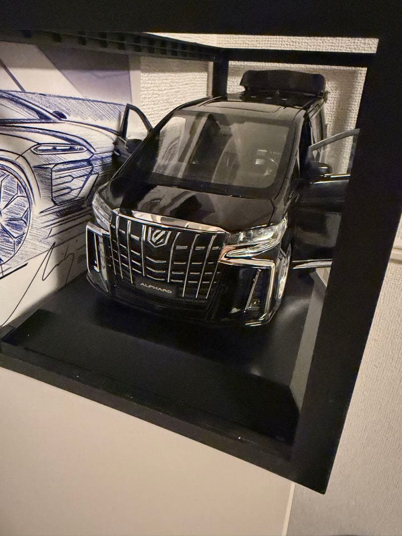 値下げ不可トヨタ アルファード 2023 ミニカー　1/18