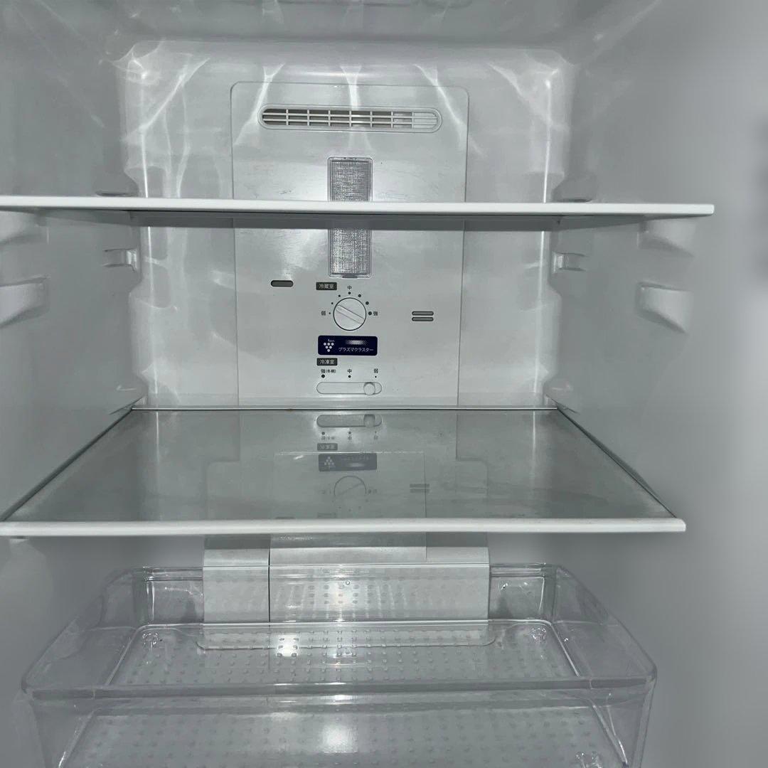 ⭐︎SHARP/シャープ/左右付け替え自在扉/冷蔵庫/ガラス製/プラズマクラスター