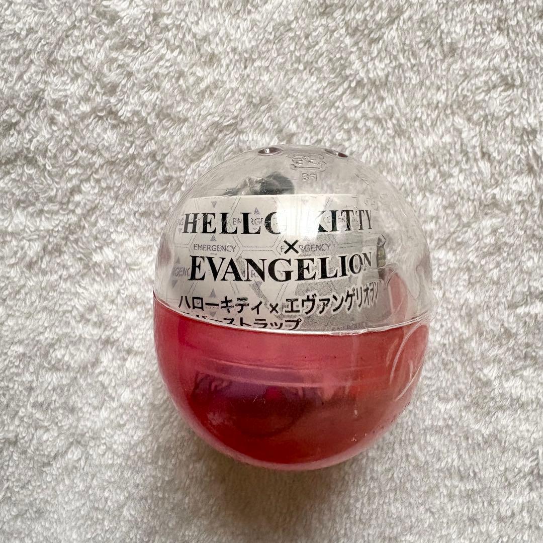 【コンプ】　ハローキティ×エヴァンゲリオン　ストラップ