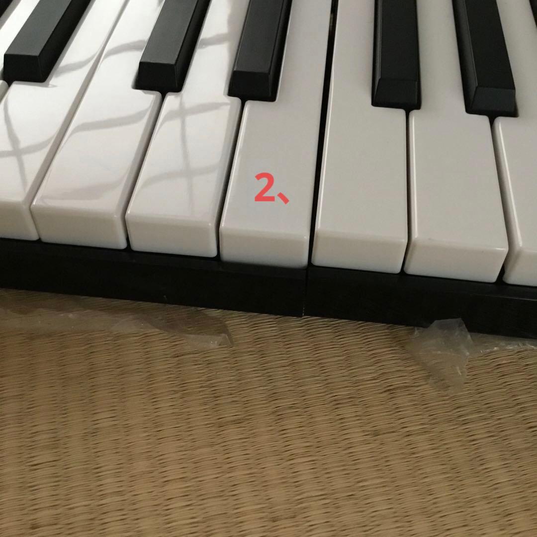 Veetop デジタルキーボード　折りたたみ式　電子ピアノ 88鍵