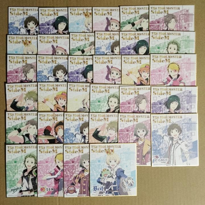 アイドルマスターSideM グローイングブライティ 色紙 34点セット 【新品】