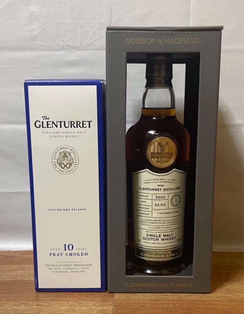 グレンタレット10年&GM グレンタレット14年 シェリーカスク 2本