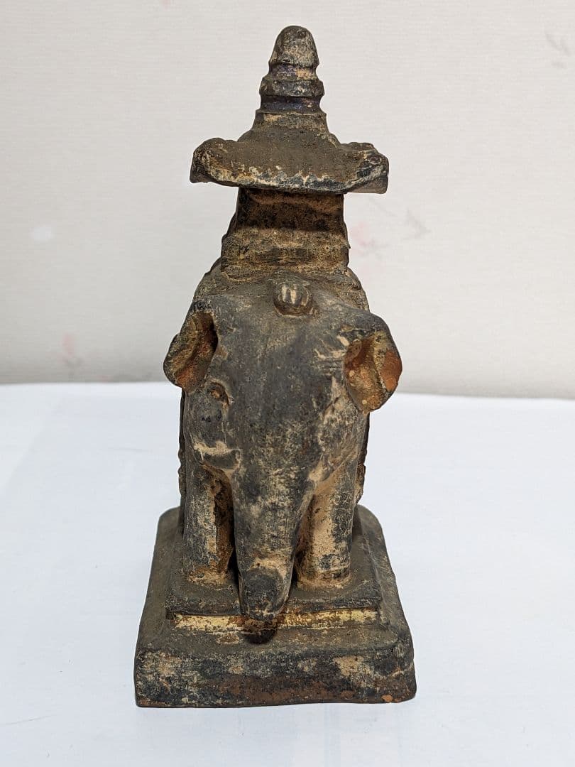 ♦琉球焼 象 副葬品発掘品 琉球王国 幕末〜明治時代 珍物珍品 古美術品骨董品