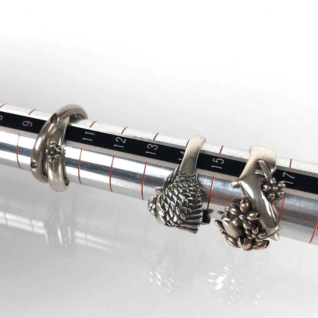 き*ち様 かすう工房 シルバー アクセサリー 4点まとめ売り リング ペンダント