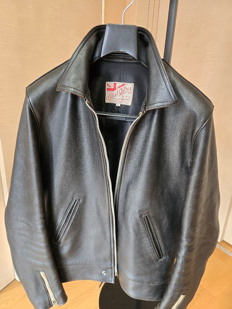 【茶芯】羊革 アディクトクローズ AD-01 ブラック 40