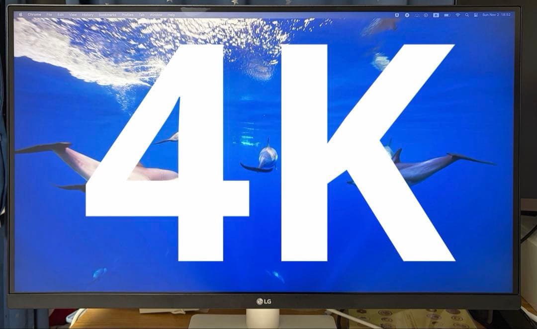 【美品】 LG 27US500-W 27インチ 4K IPSモニター