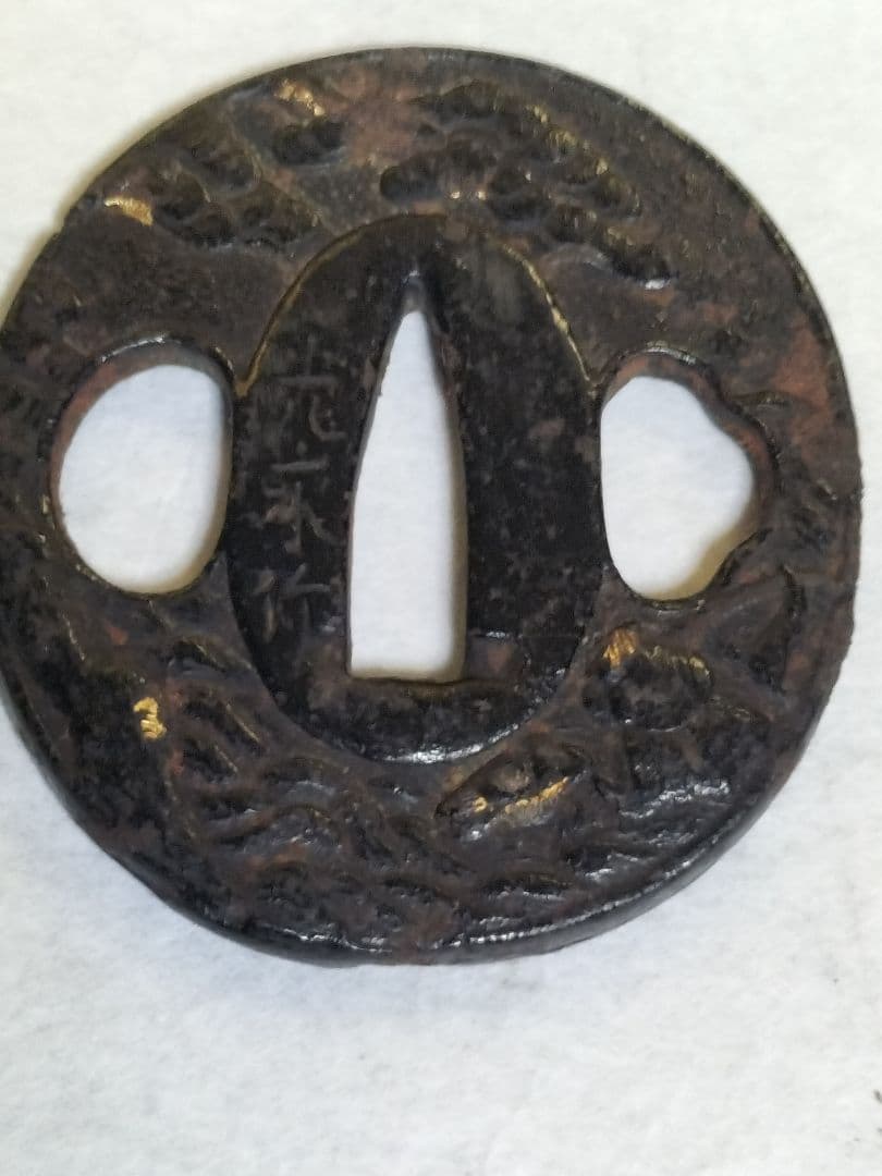 刀鍔 骨董品 金象嵌２個他３個