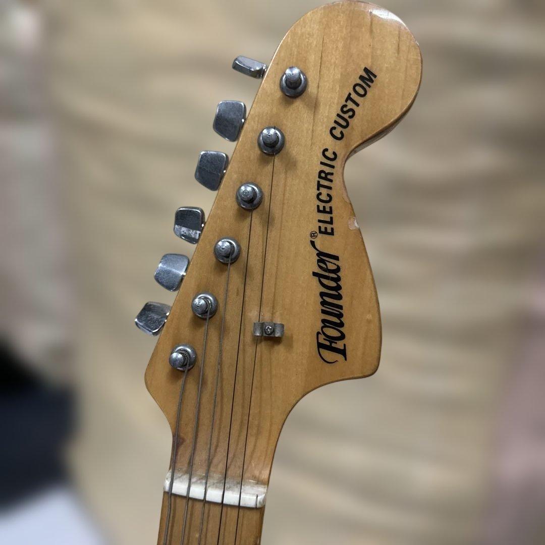 ②JT2511 Founder ムスタング風エレキギター ジャンク品