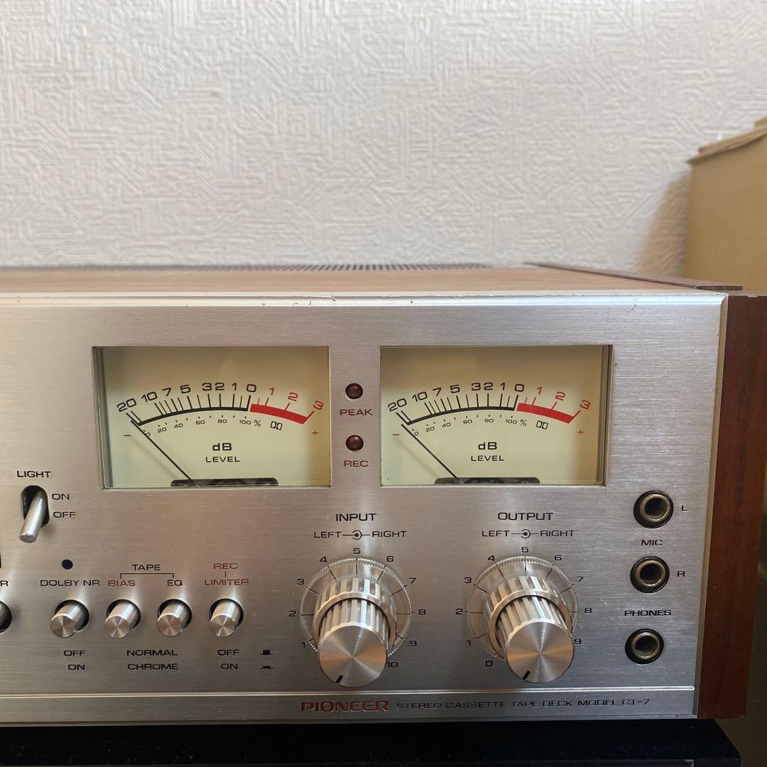 Pioneer CT-7 カセットデッキ ビンテージ ジャンク