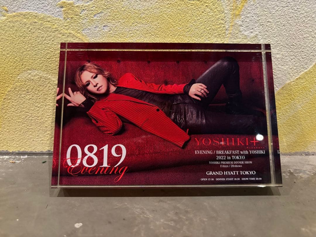 YOSHIKI アクリルフォトパネル