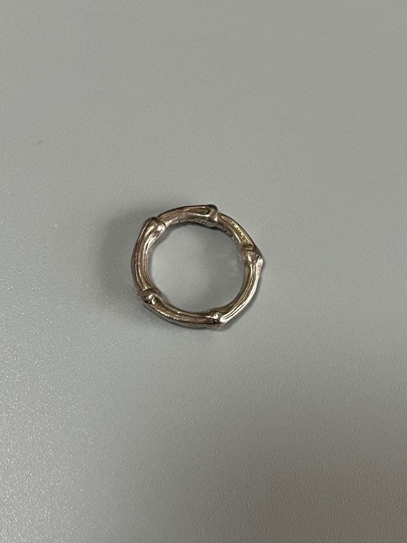 希少・廃盤品★ティファニー ヴィンテージ バンブーリング シルバー925 19号