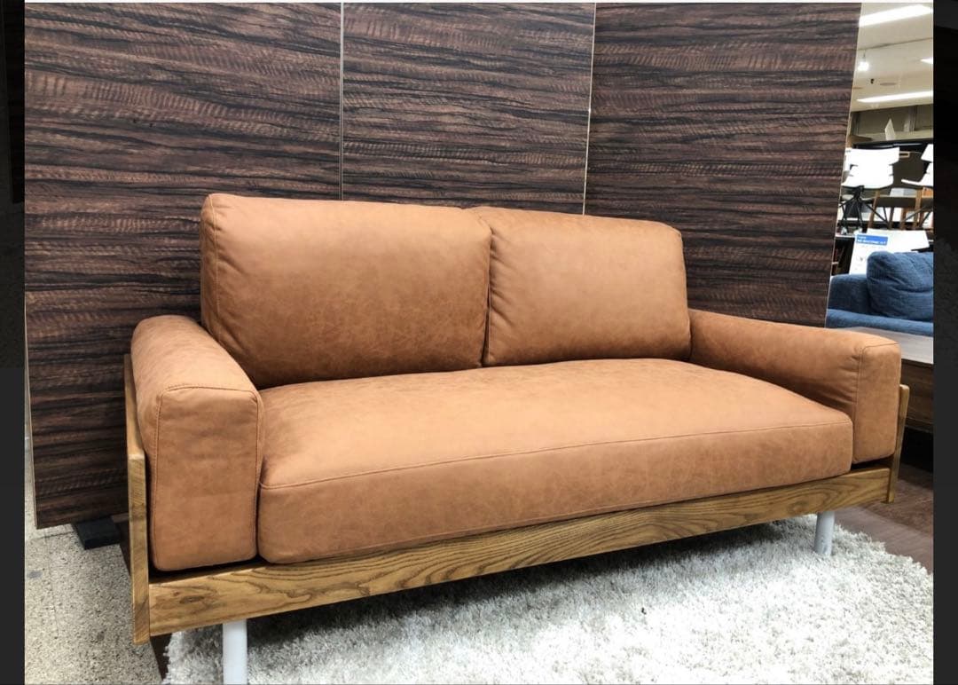 【今週末割引中】unico トレル カバーリングオットマン グレー＋替えカバー