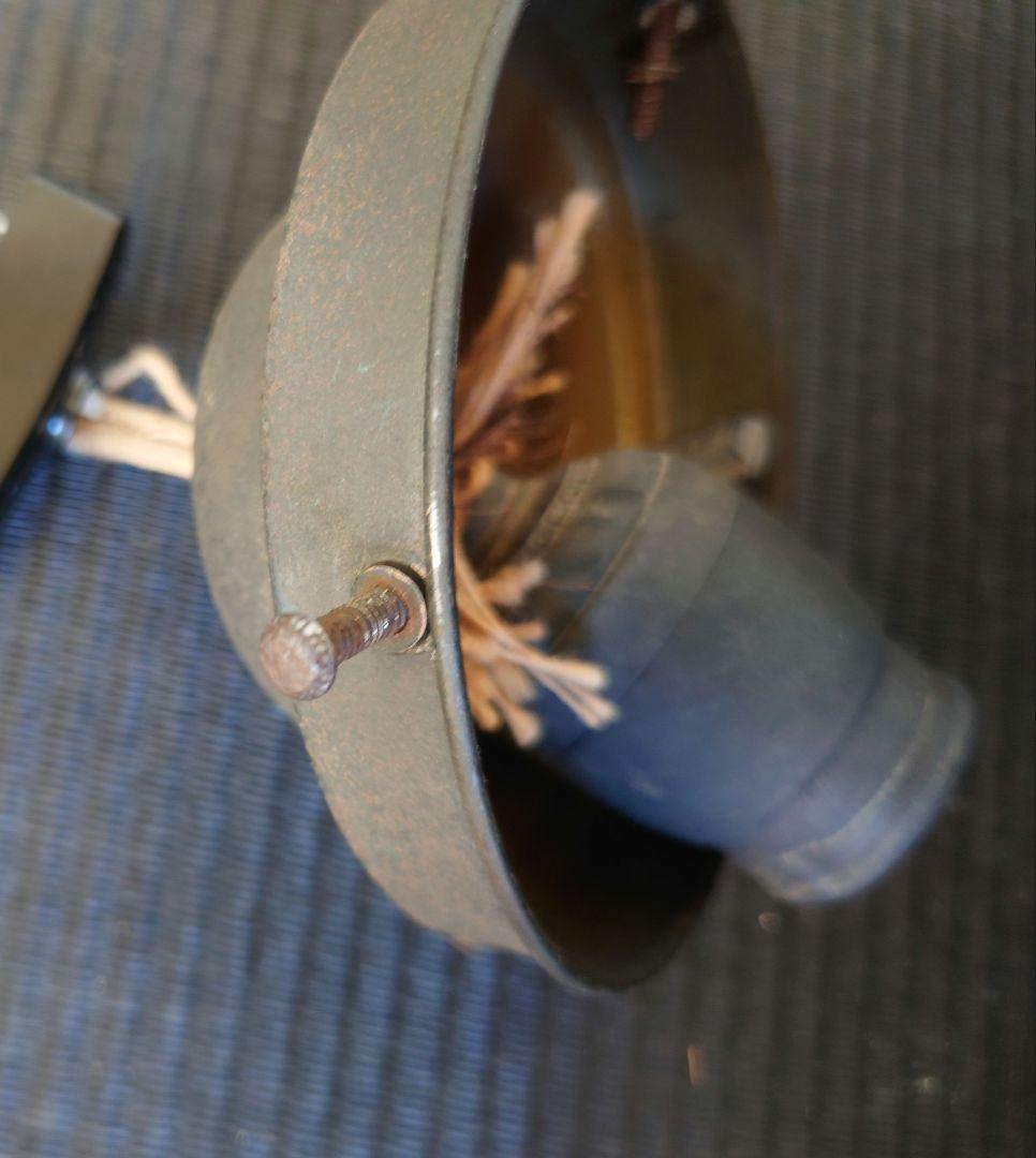 レトロ ガラス 照明 ランプシェード アンティーク 昭和レトロ 電傘