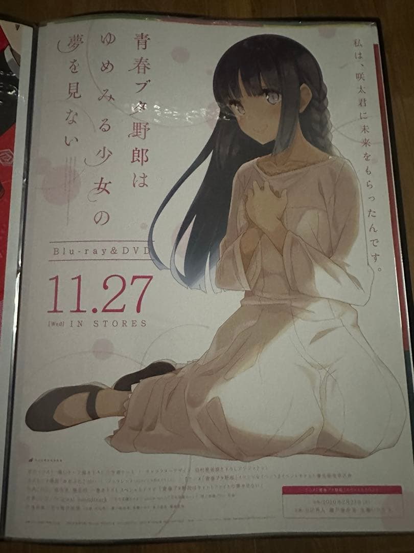 青春ブタ野郎はゆめみる少女の夢を見ない　販促用B2ポスター