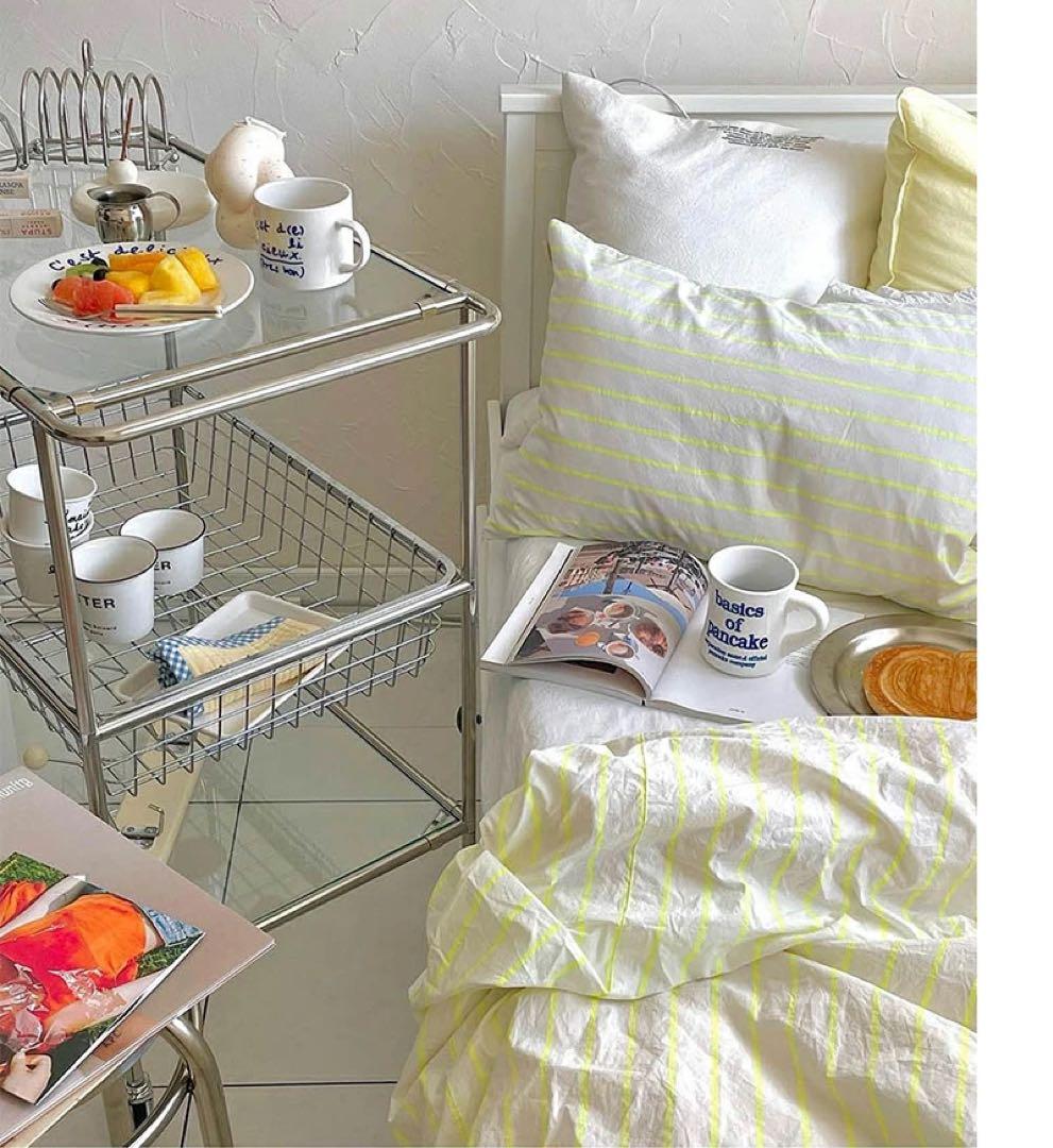 お得！ O'gre オグレ モジュール 3段トロリー バスケット 組立不要♪