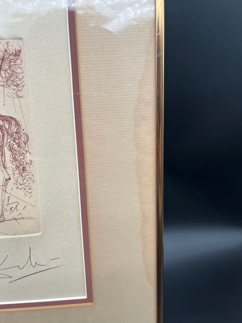 ダリ ドンキホーテ EA オリジナル版画 鑑定書付