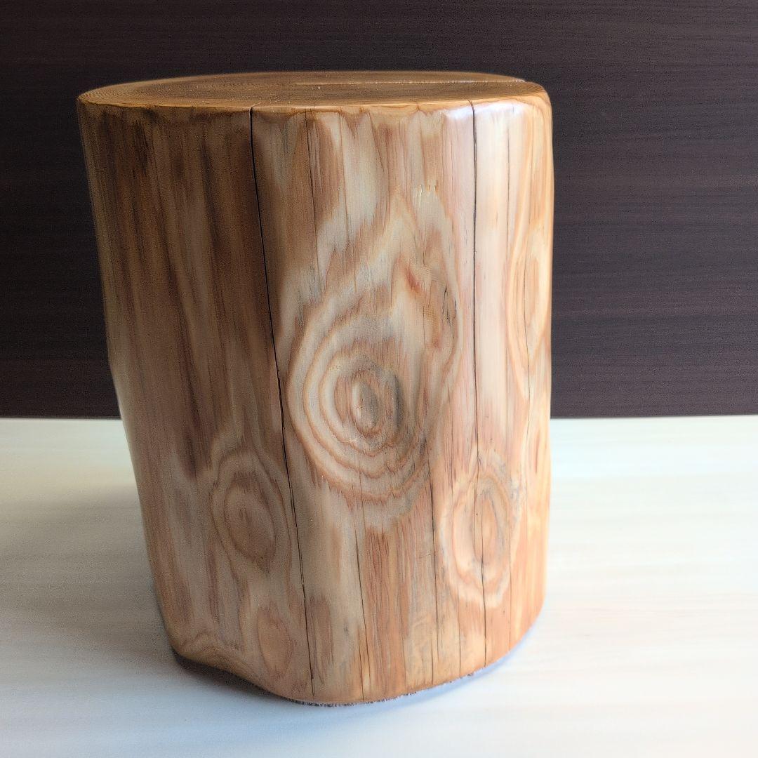 丸太　椅子　木製　杉　スツール　ハンドメイド