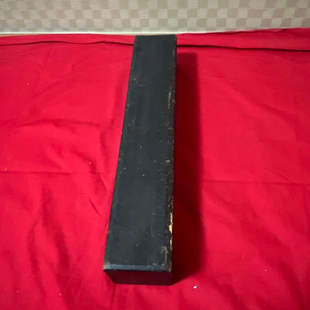 古美術　骨董品　鉄扇木製　時代箱