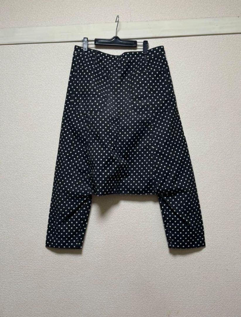 COMME des GARÇONS BLACK ドット サルエルパンツ