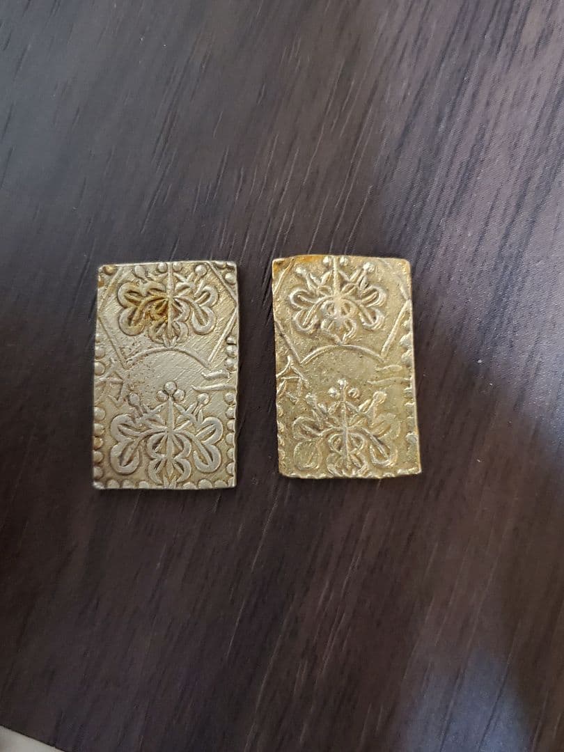 明治二分金 明治二分判金　2枚