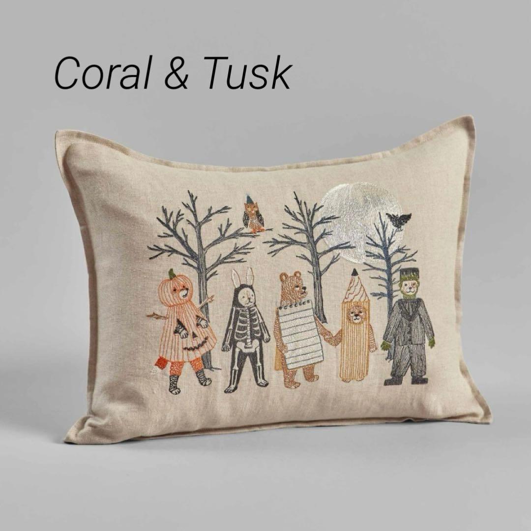 Coral & Tusk クッションカバー ハロウィン コーラルアンドタスク