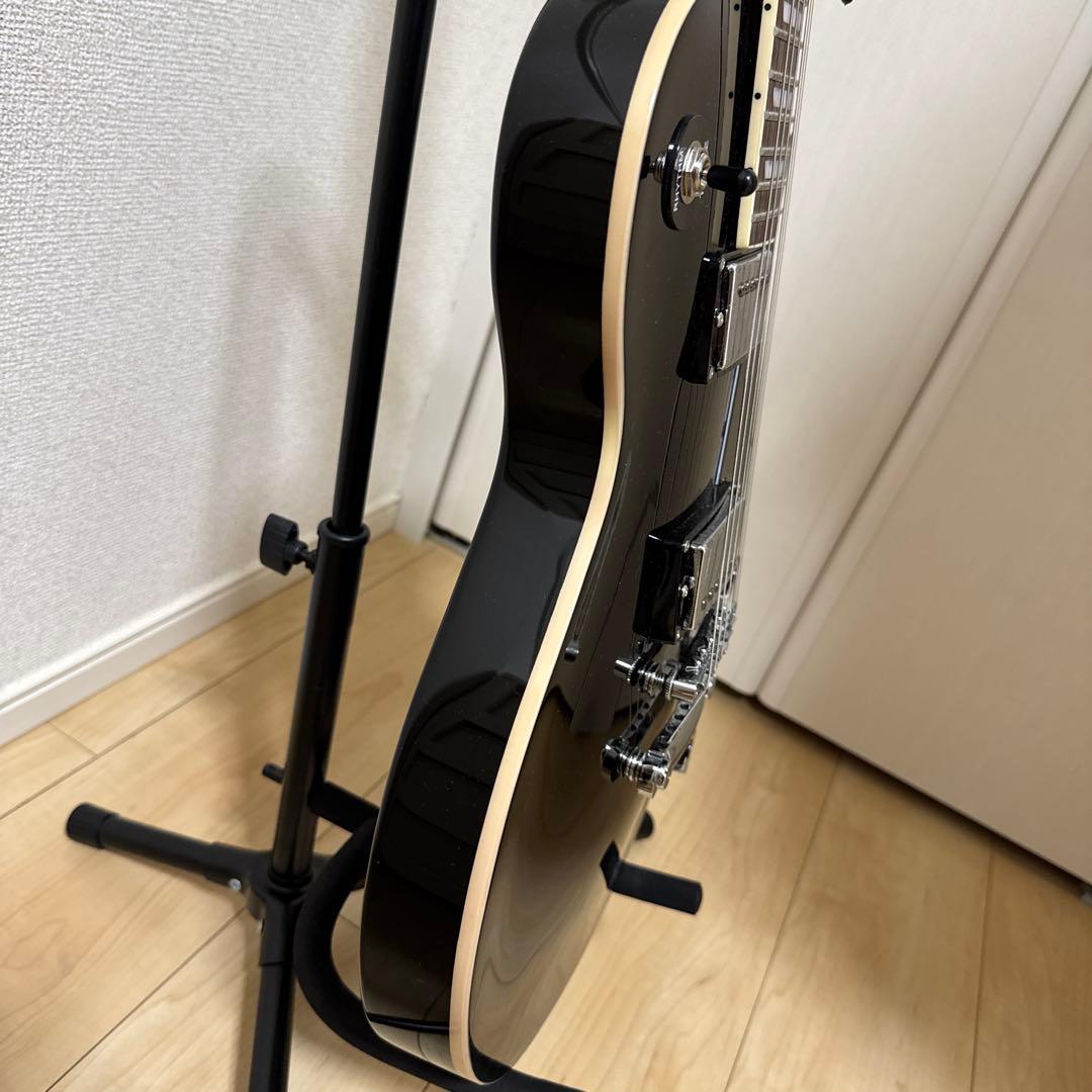 ほえサマ☆ Playtech ブラック エレキギター レスポールタイプ