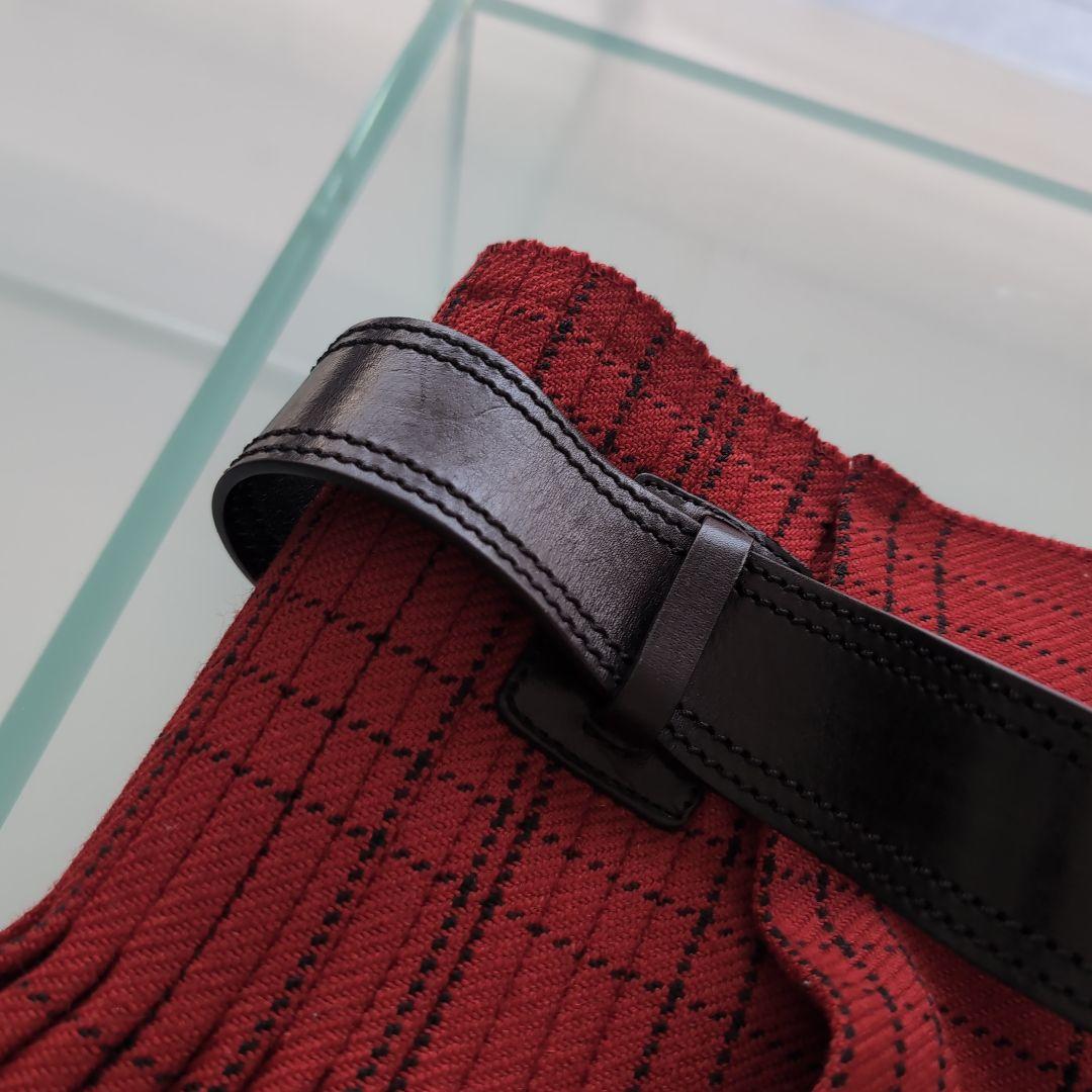 Christian Dior 赤いプリーツスカート　美品　サイズ36