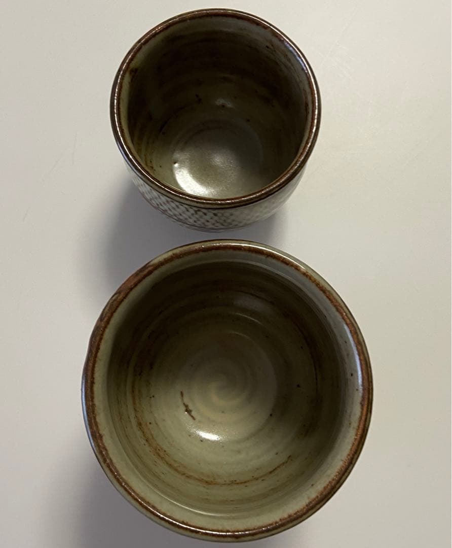 益子焼　島岡達三　湯飲み茶碗ペア