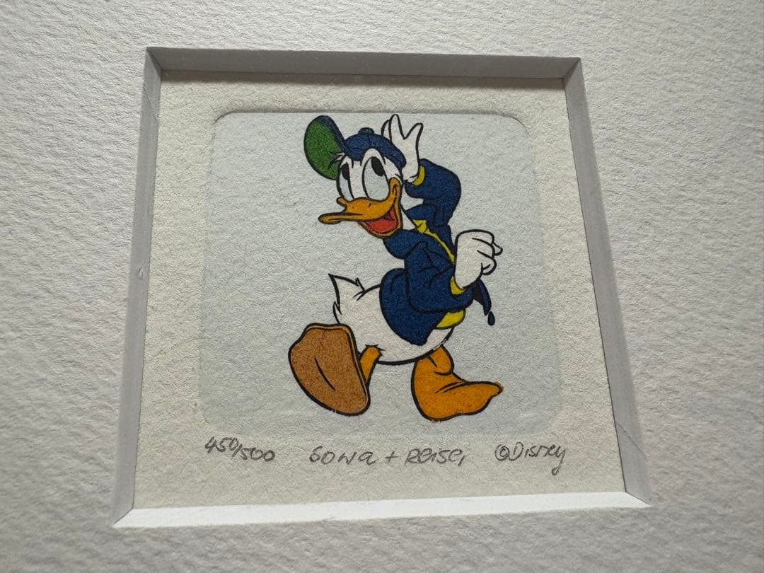 ドナルド ダック限定版アートプリント 450/500