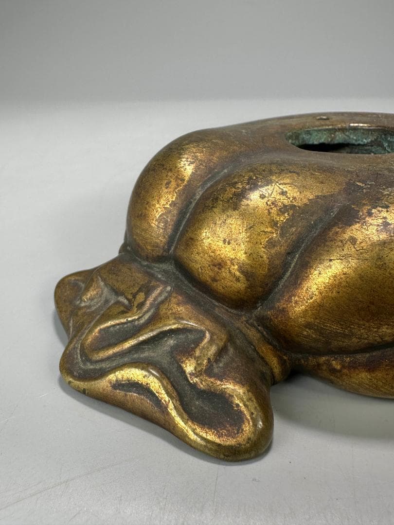 中国美術　清朝　銅製　寿星老人　銅香炉　香薫炉　文房置物　唐物　時代香炉　古物