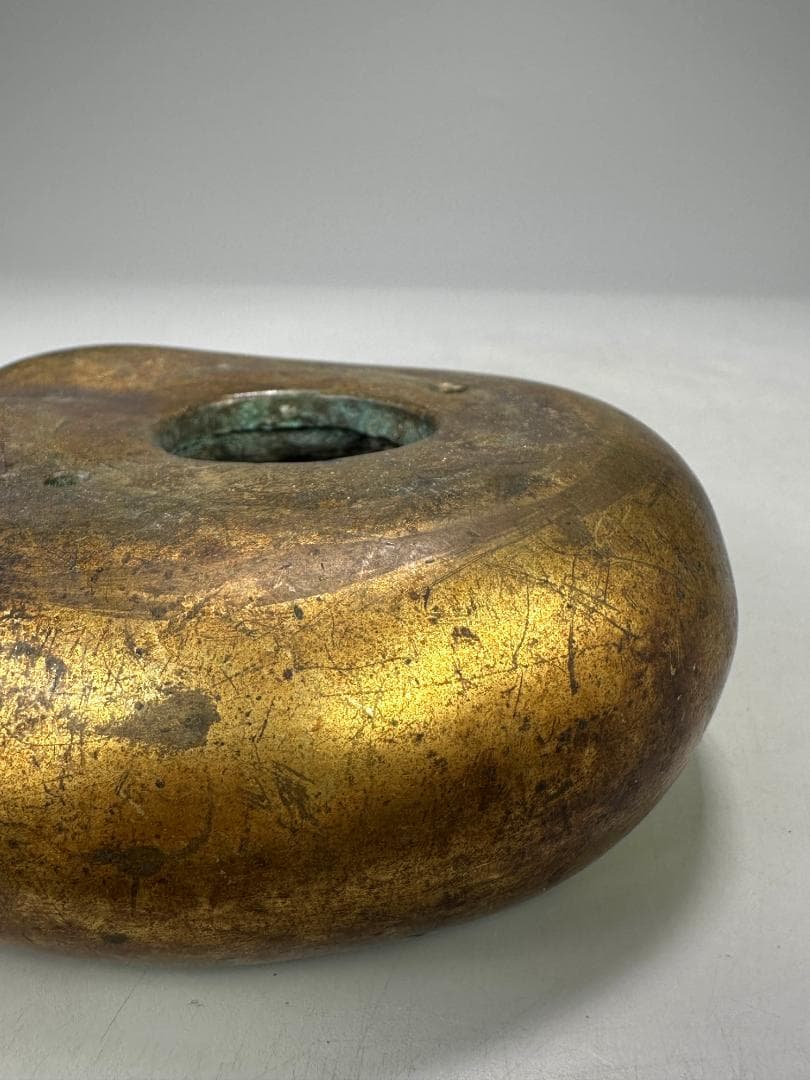 中国美術　清朝　銅製　寿星老人　銅香炉　香薫炉　文房置物　唐物　時代香炉　古物