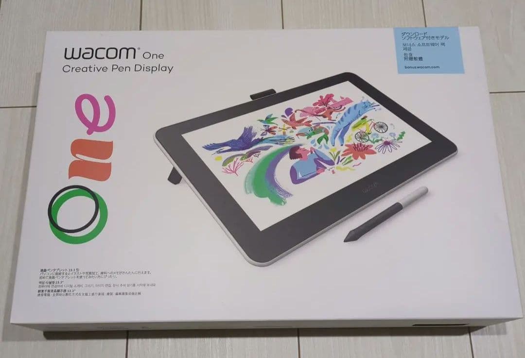 Wacom 13.3インチ 液タブOne 液晶ペンタブレット 13