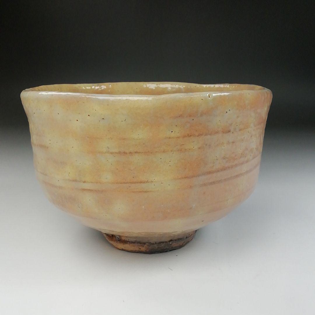 Ｔ１８８　茶碗　『萩茶碗』『梅田陶楽』　共箱　抹茶碗　茶道具