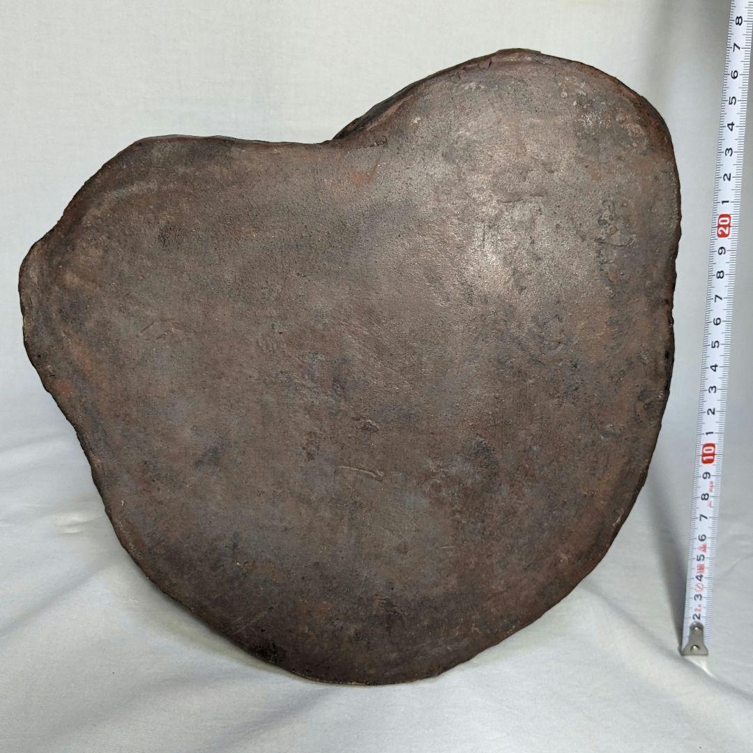 備前焼 手招きおたふく像 おかめ 陶像 置物 縁起物 彫刻 工芸品 細工物 希少