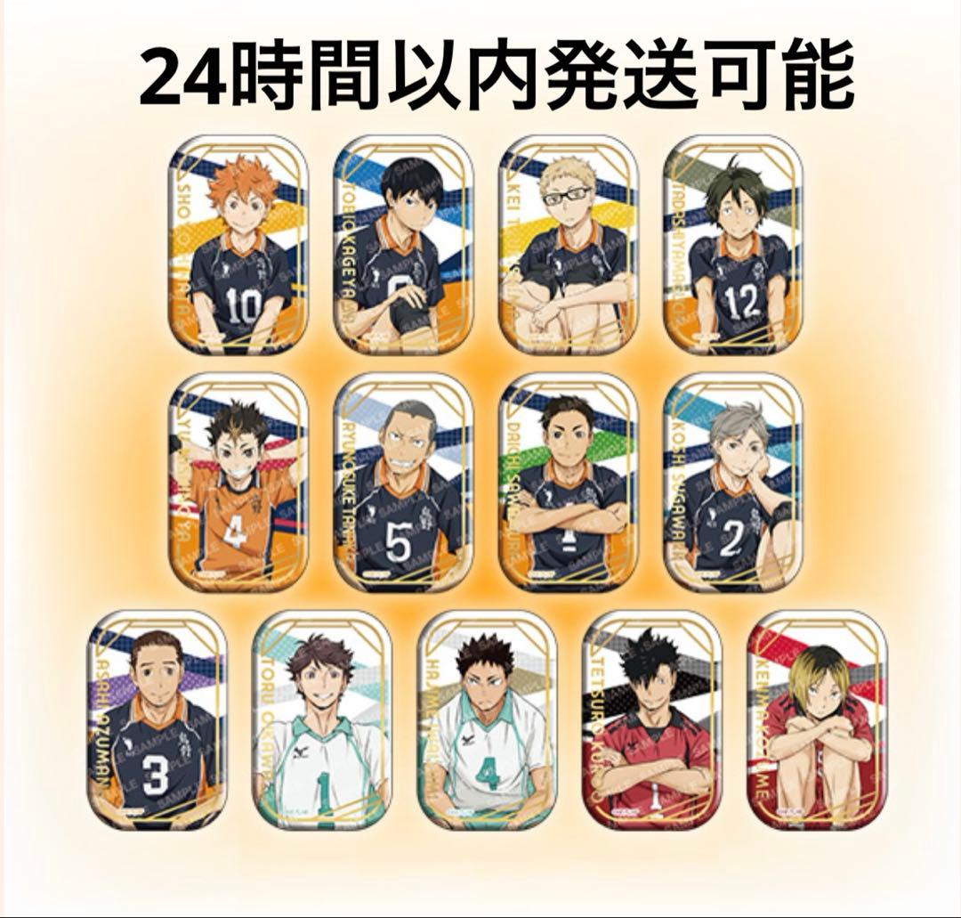 ハイキュー スクエア缶バッジ おすわり セブンネット限定 セット