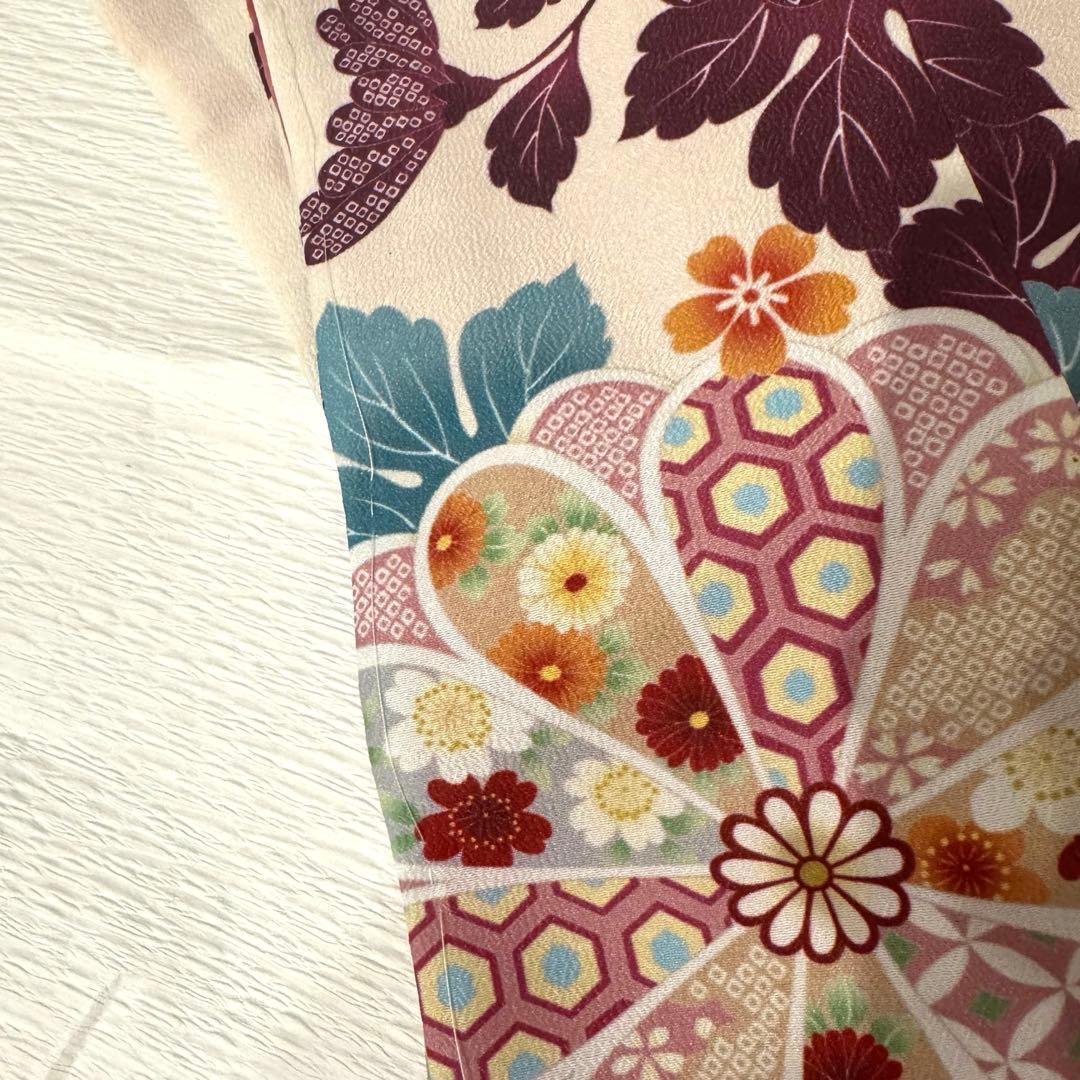 【限定値下げ】新品未使用✴︎ しつけ糸付　7歳　着物　襦袢セット✴︎