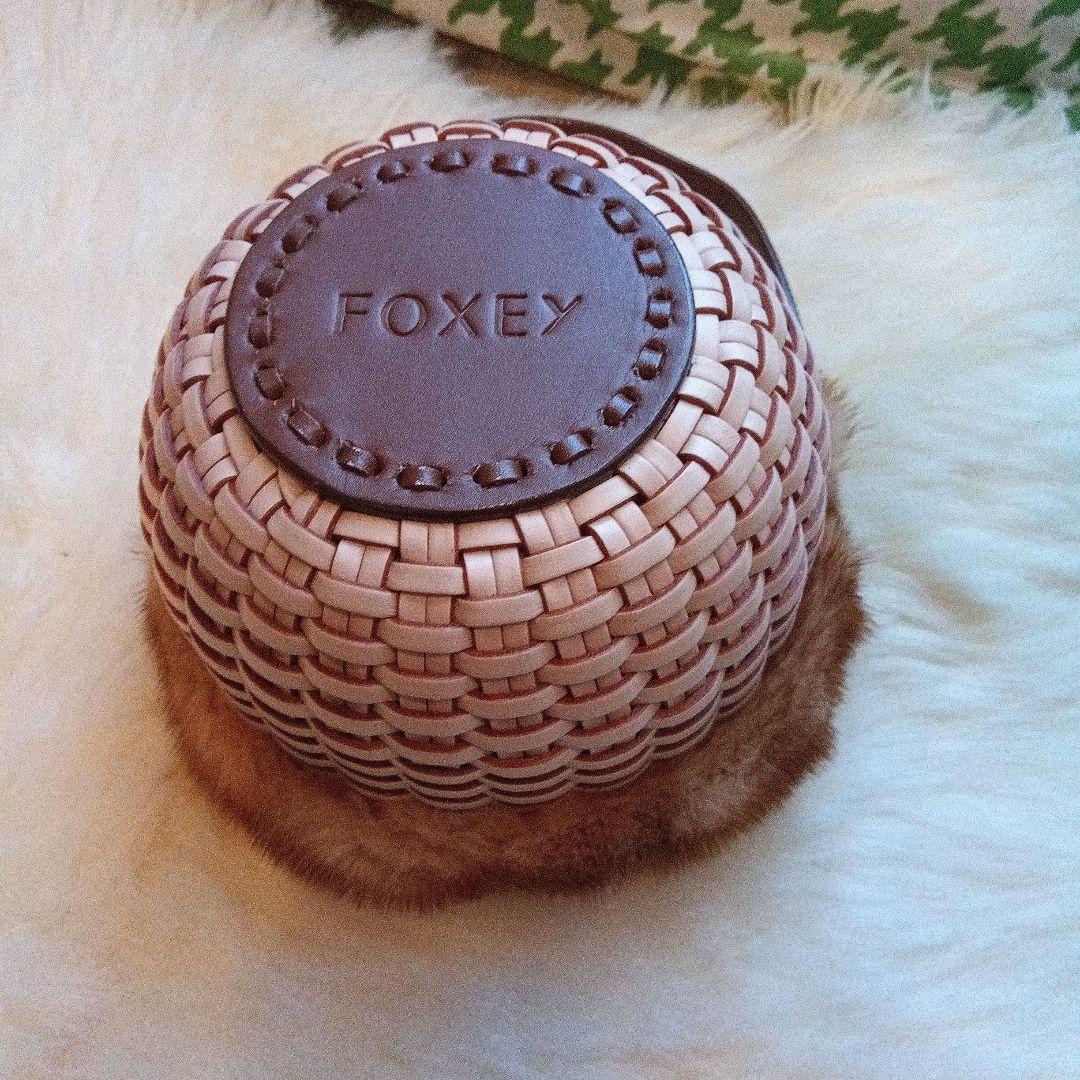 FOXEY バスケット型パーティーバッグ