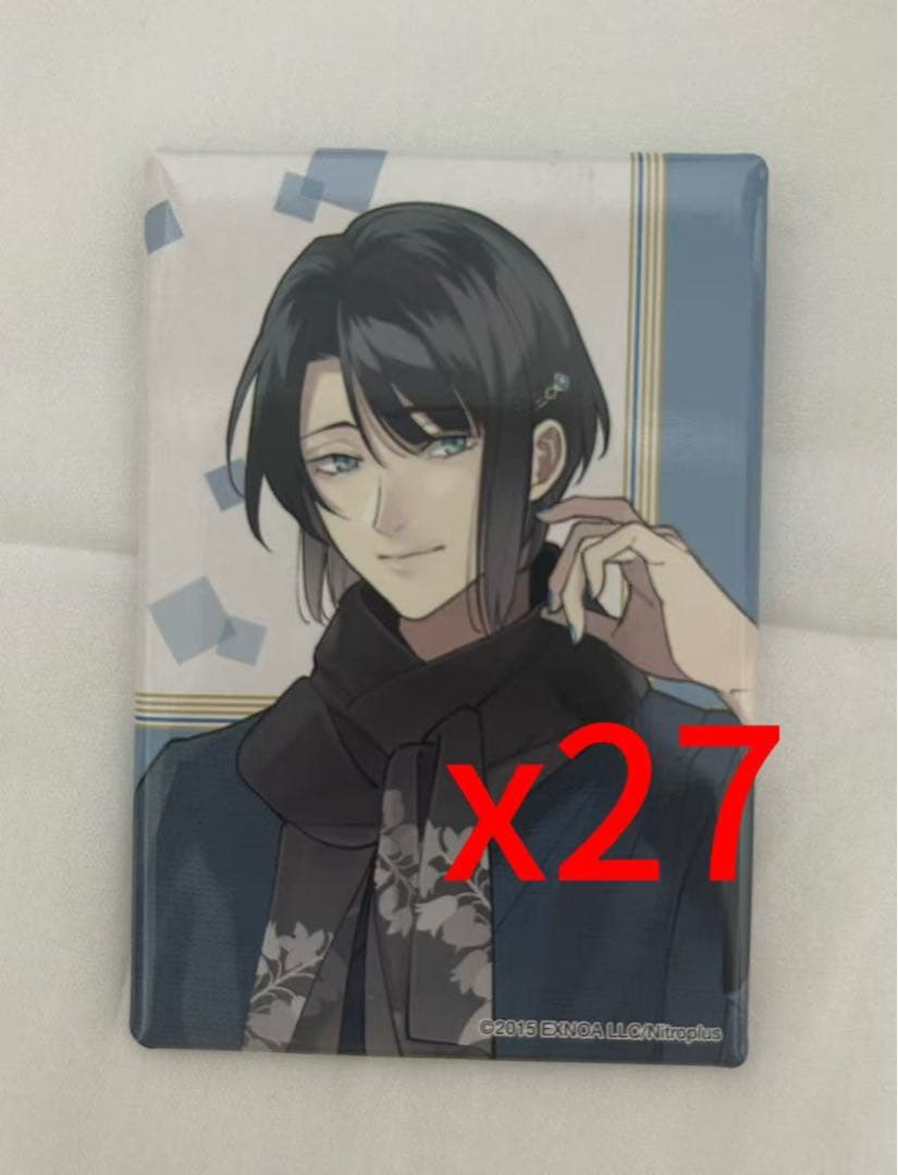 刀剣乱舞　松井江 軽装 スクエア缶バッジ