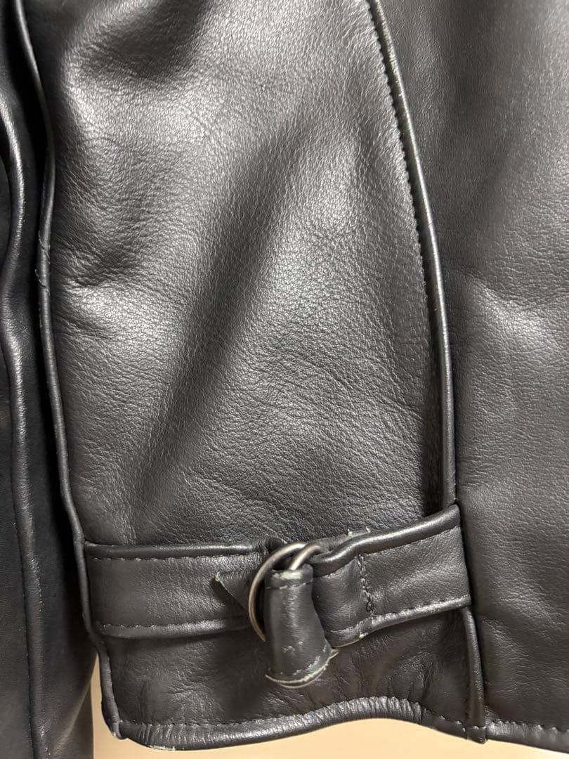 【レア｝Protech シングルライダース レザージャケット 38