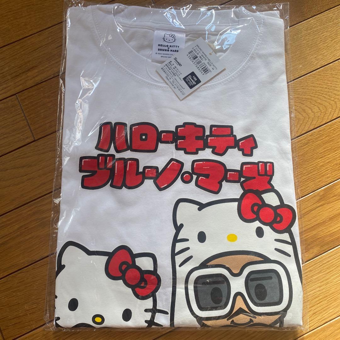 BRUNO MARS HELLO KITTY Tシャツ　Mサイズ　新品未開封