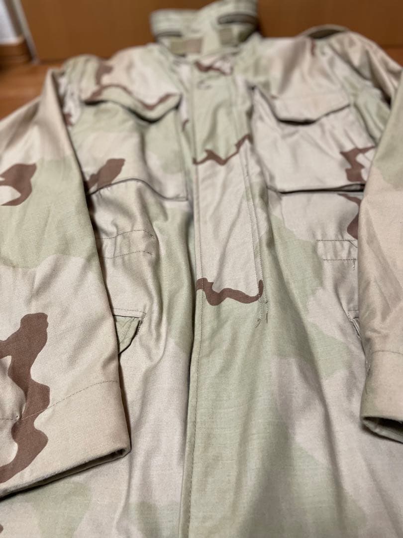 米軍　フィールドジャケット　ミリタリー  迷彩　ベージュ　デザートカモ