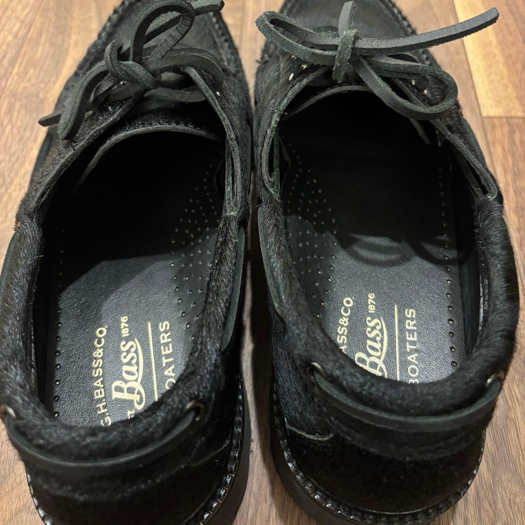 G.H.BASS&CO. BOATERSハラコ デッキシューズ　42
