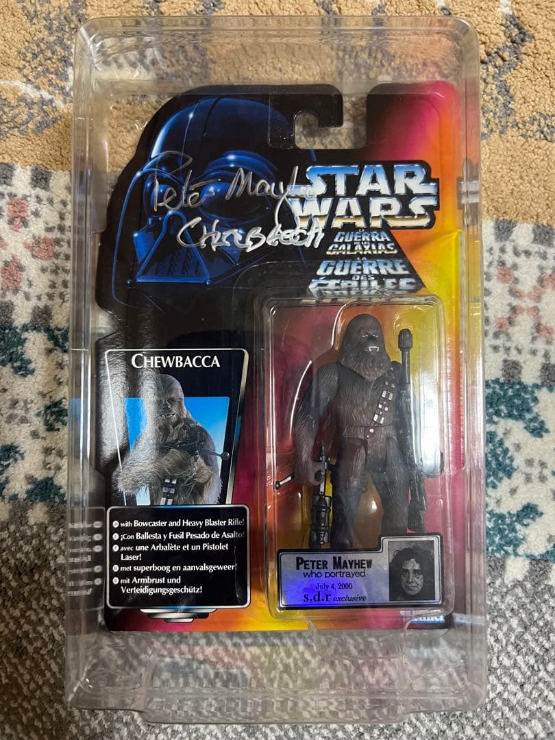 スターウォーズ フィギュア チューバッカ 直筆