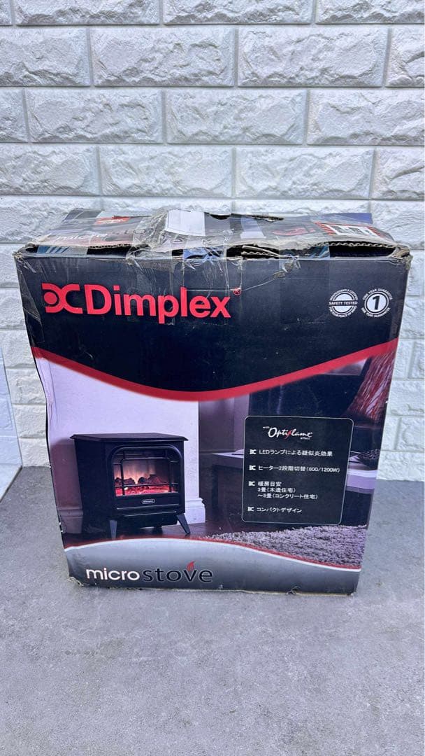 未使用品　電気暖炉 Micro stove MCS12J