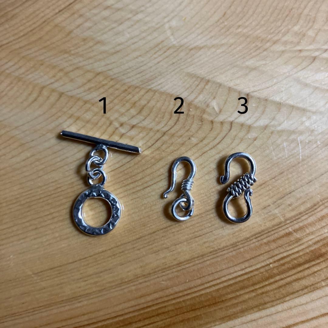 御専用　45cm＋5cmカレンシルバーネックレス