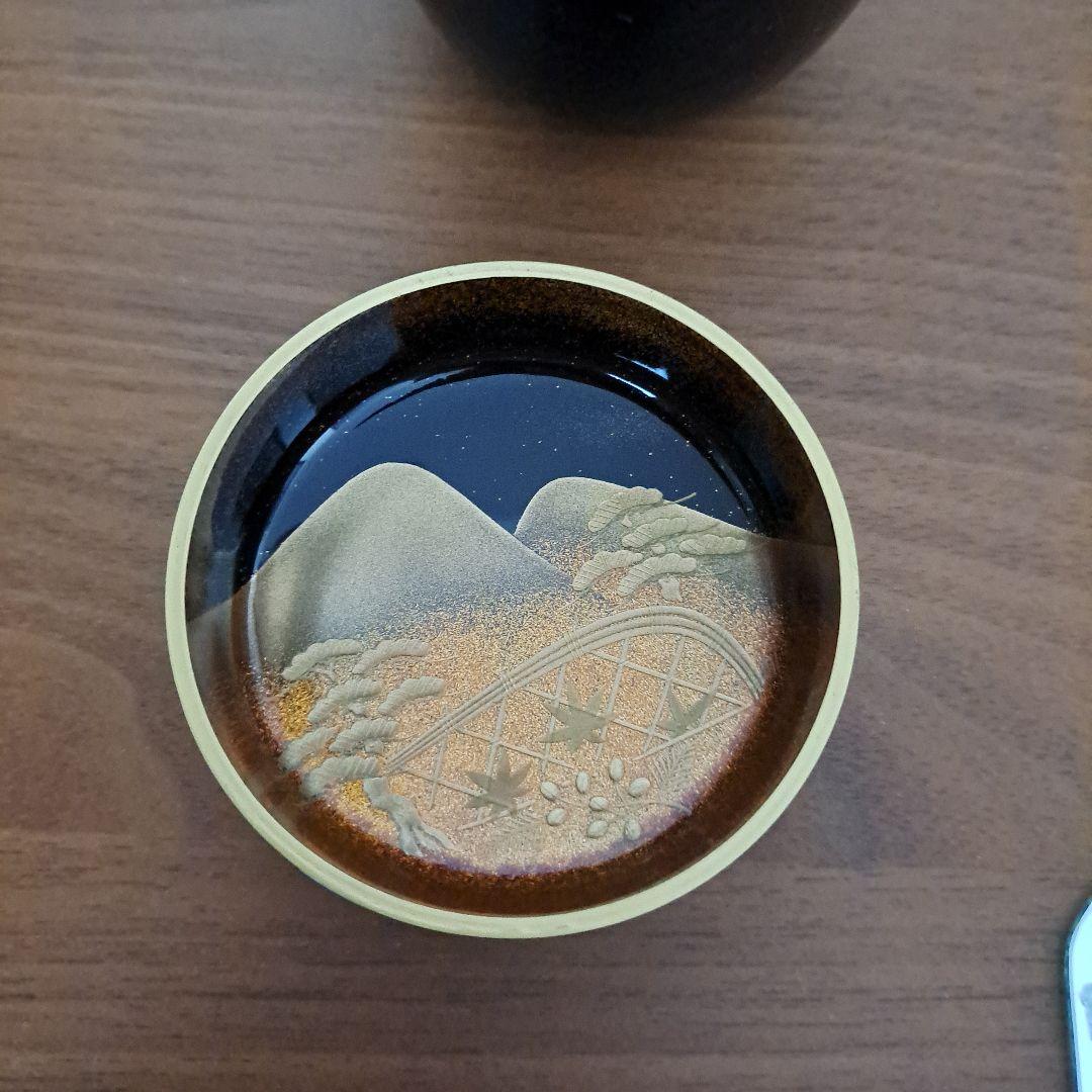 鷹ヶ峯蒔絵 棗 鳳斎