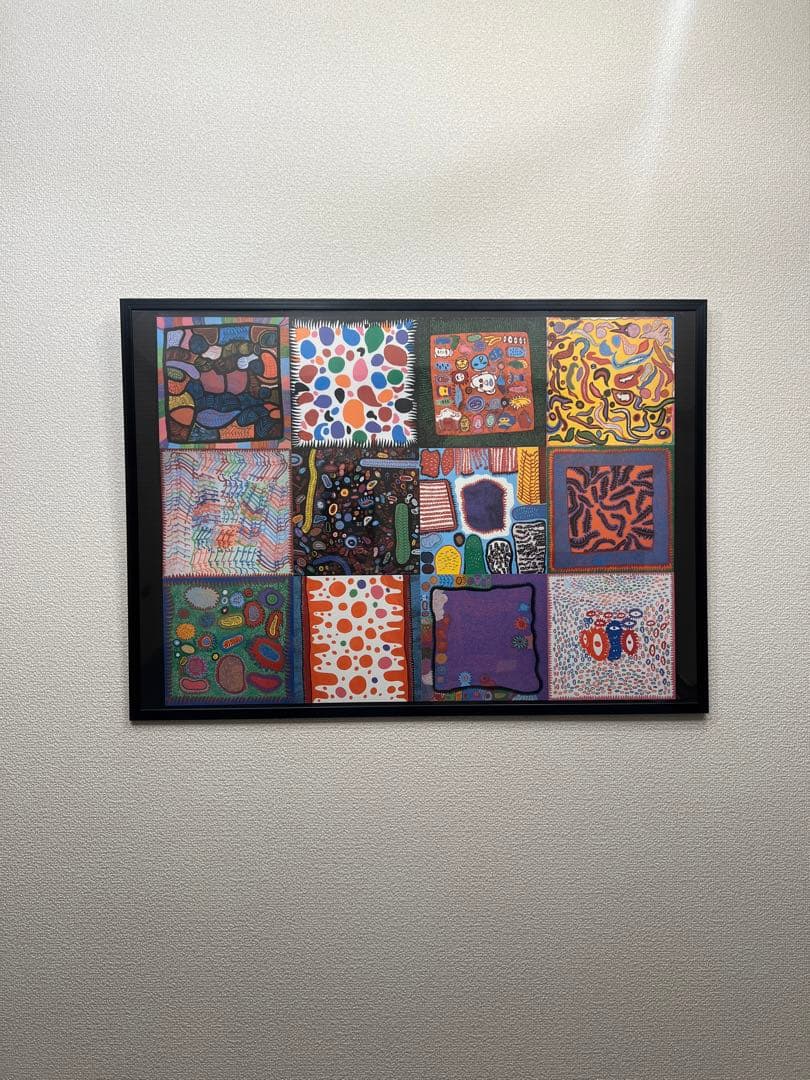 草間彌生アートポスターフレーム付き