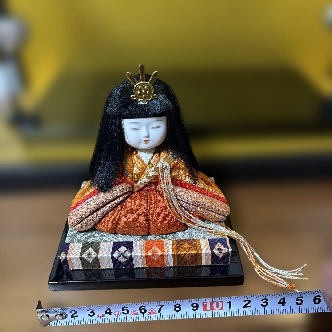 【美品貴重】木目込人形セット 伝統的な衣装　ひな人形