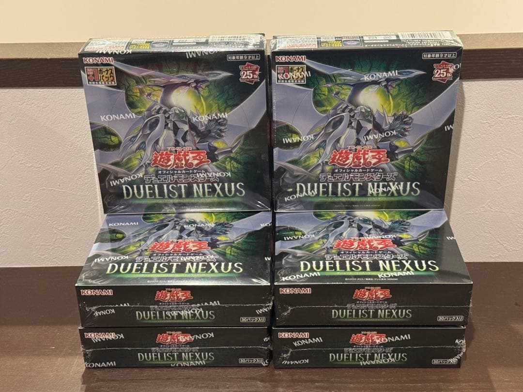 遊戯王　DUELIST NEXUS 6BOX シュリンク付 デュエリストネクサス